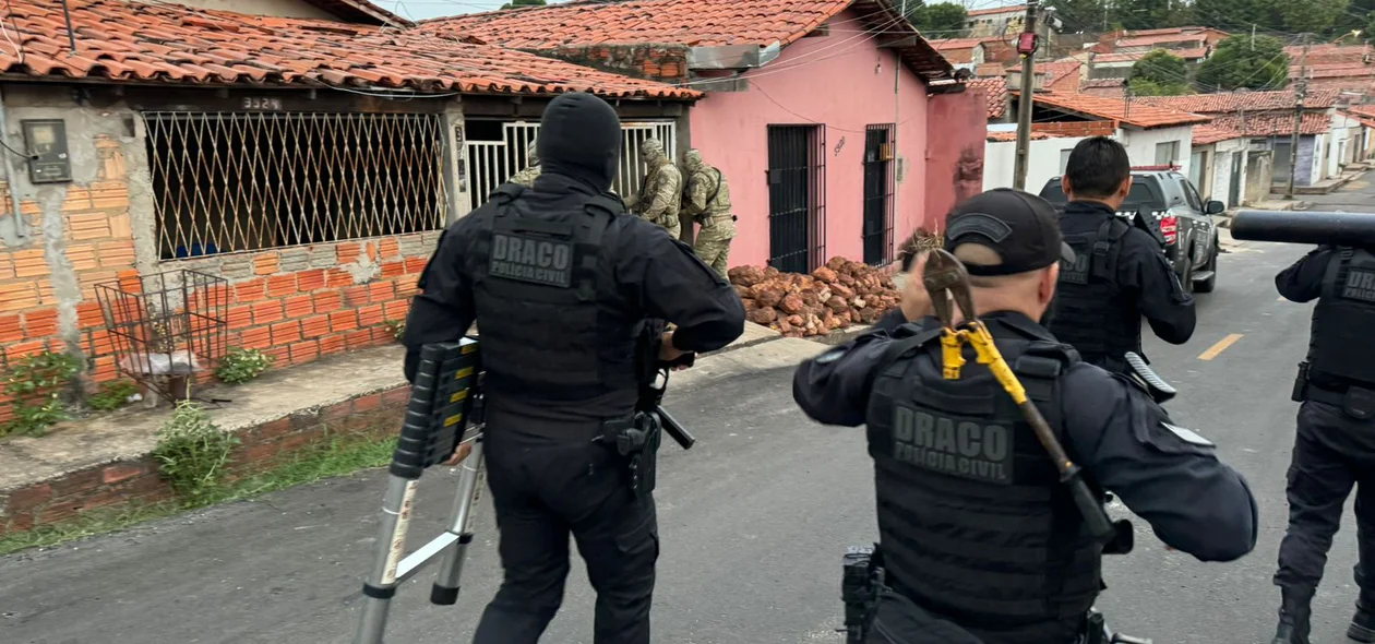 Operação DRACO 159 na zona leste de Teresina