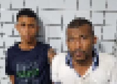 Os dois homens que foram presos