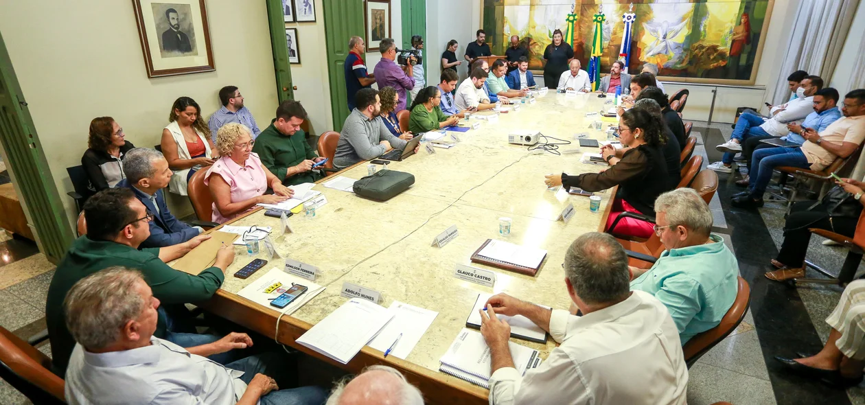 Reunião com secretariado da Prefeitura de Teresina