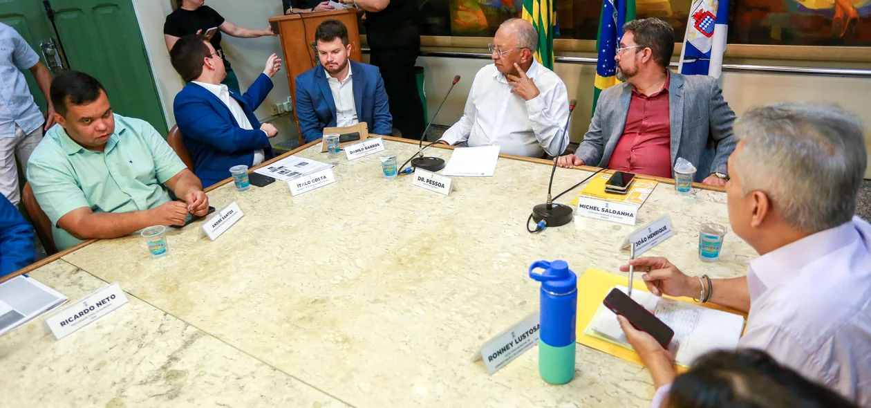 Reunião na Prefeitura de Teresina