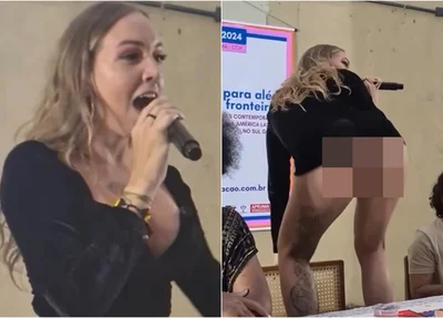 Tertuliana Lustosa fez performance erótica na UFMA
