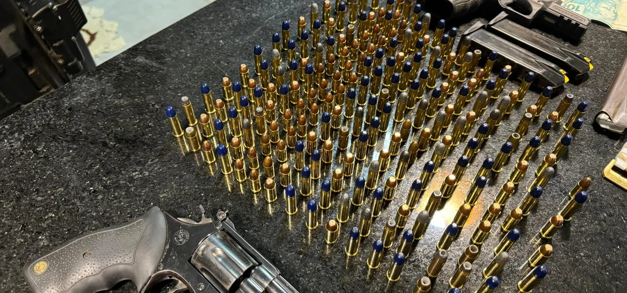 Vasta munição e armas de fogo