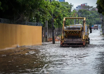 Alagamento causado pela tempestade
