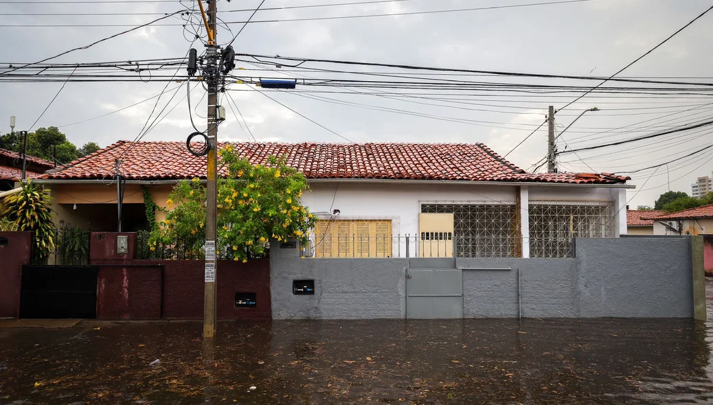 Casas ficaram inacessíveis