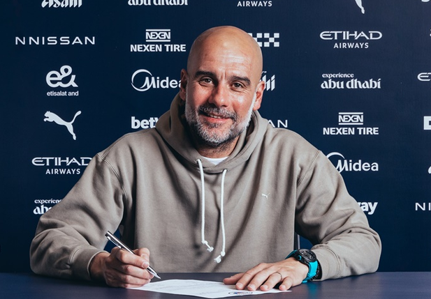 Manchester City renova contrato com Guardiola até final de 2027