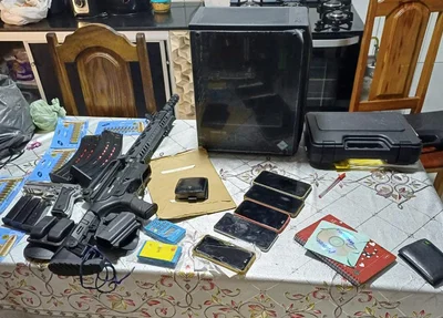 Material apreendido pelo DRACO da Paraíba