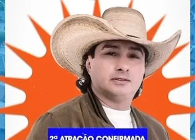 Prefeitura de Caridade do Piauí anuncia show de Vicente Nery na cidade