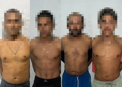 Quatro homens acusados de integrarem facções criminosas foram presos em Barra Grande