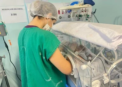 Recém-nascido na Nova Maternidade Dona Evangelina Rosa