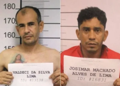 Valdeci da Silva Lima, o "Brizola", e Josimar Machado Alves de Lima, o "Mamá"