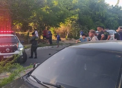 A Policia Militar foi acionada para atender a ocorrência