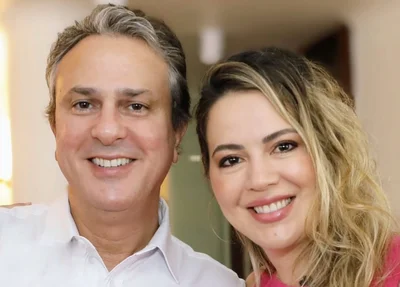 Camilo Santana e Onélia Santana