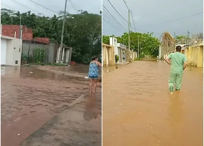 Chuva na cidade de Picos causou estragos