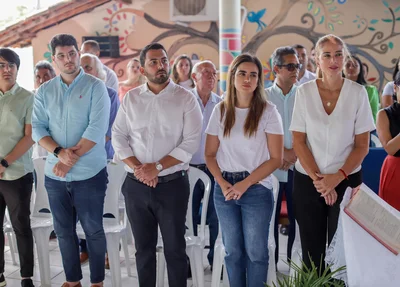 Familiares e amigos participam da ação em favor do aniversário de Firmino Filho