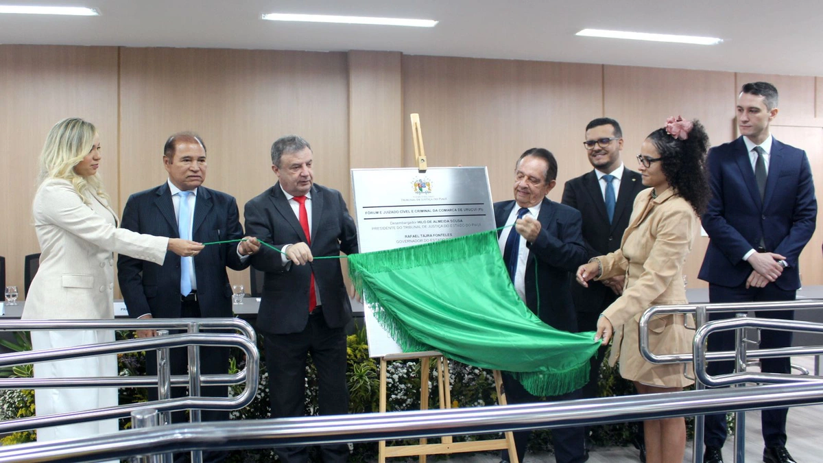Inauguração do fórum de Uruçuí