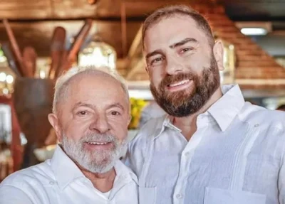 Lula e seu filho Luis