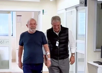 Lula no hospital
