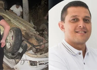 Marlon da Silva Carvalho capotou o carro que dirigia na curva da localidade Sítio, na PI 243, divisa entre os municípios de Jaicós e Belém do Piauí