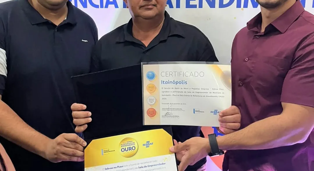 Município de Itainópolis recebeu Selo Ouro