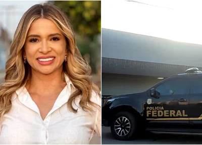 PF na sede do Instituto Vamos Juntos da vereadora eleita Tatiana Medeiros