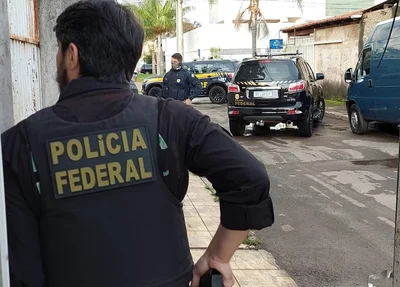 Polícia Federal durante operação na Bahia