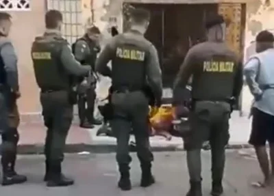 Policial Militar colide com ônibus em Fortaleza