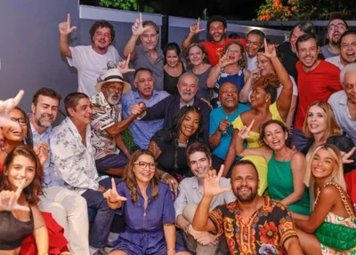 Presidente Lula e artistas