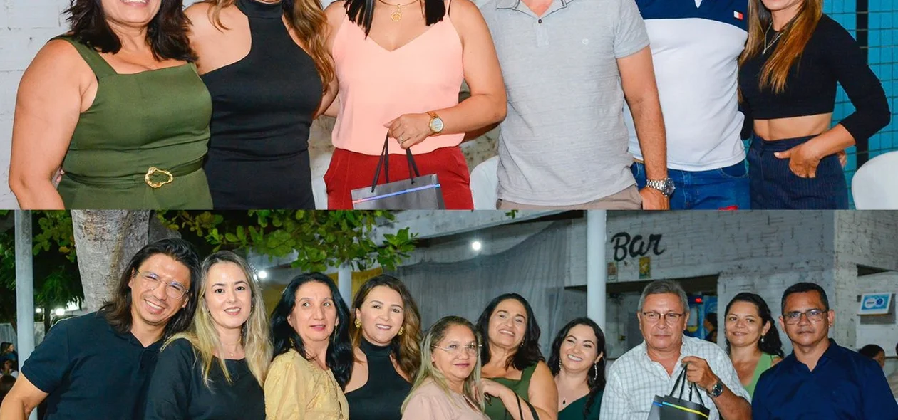 Professores reunidos na 1ª Festa do Professor em Lagoa do São Francisco