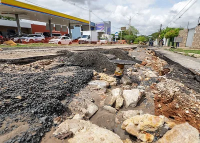 Recapiamento foi recolhido pela água