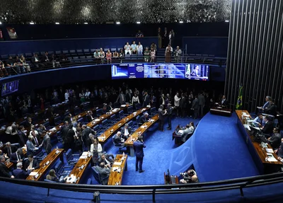Sessão no Plenário do Senado Federal
