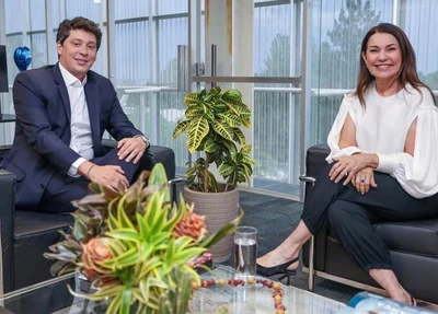 Vereador Victor Linhares e Margarete Coelho, ex-deputada federal e diretora do SEBRAE