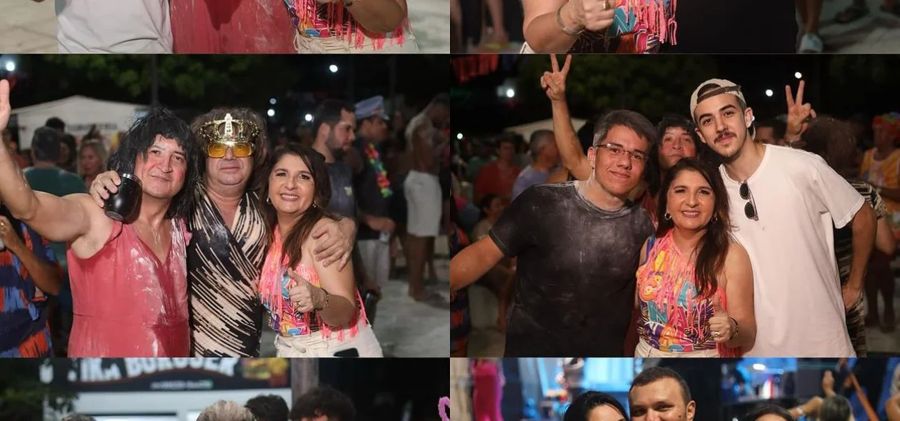 A animação da noite iniciou com os shows na Praça do Coqueiro