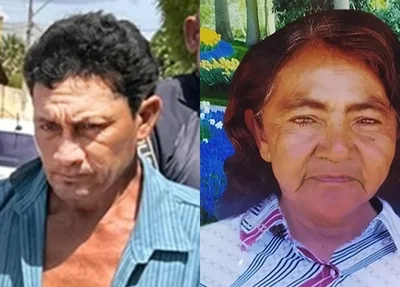 Acusado Paulo Rodrigues da Silva e a vítima Marlene Francisca da Silva