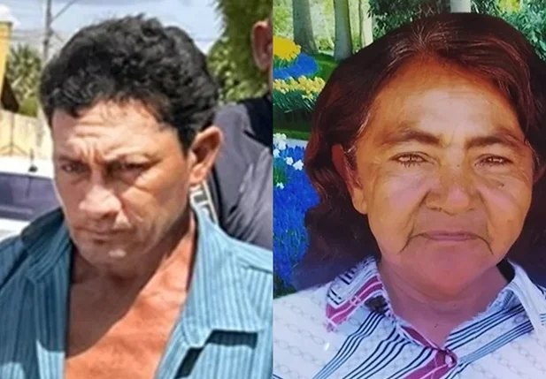 Acusado Paulo Rodrigues da Silva e a vítima Marlene Francisca da Silva