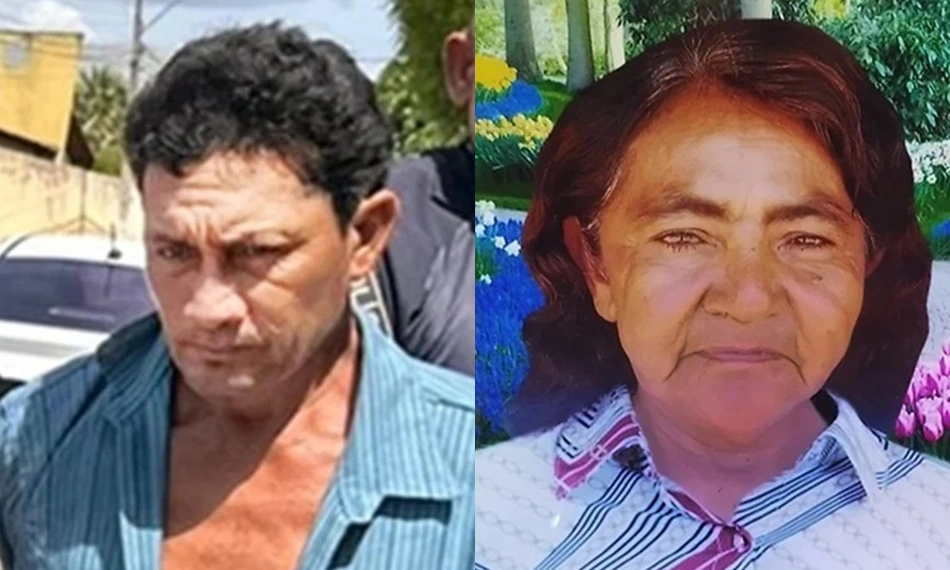 Acusado Paulo Rodrigues da Silva e a vítima Marlene Francisca da Silva