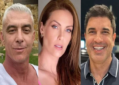 Alexandre Correa, Ana Hickmann e Edu Guedes