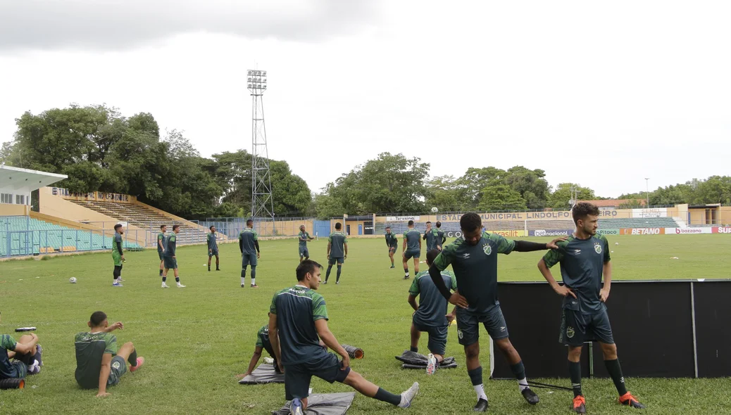 Altos se prepara para jogo contra o Maranhão