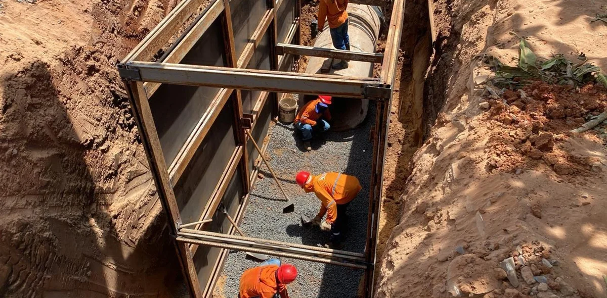 As obras são uma solução segura para sanar os alagamentos
