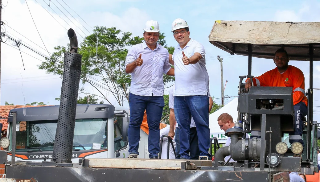 As obras estão sendo feitas com recursos de emenda parlamentar do ex-deputado Fábio Abreu