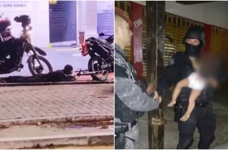 Atirador da PM atinge mão de homem que fazia filha de refém em Fortaleza