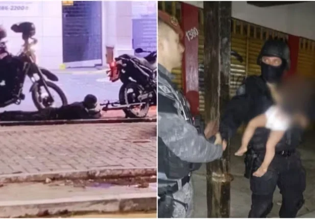 Atirador da PM atinge mão de homem que fazia filha de refém em Fortaleza