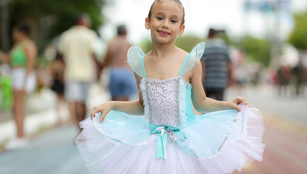 Bailarina presente no corso de Teresina