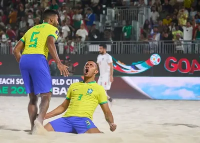 Brasil leva título de hexampeão no futebol de areia