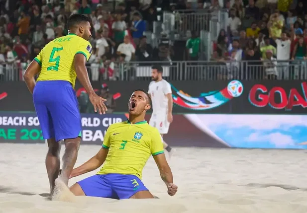 Brasil leva título de hexampeão no futebol de areia