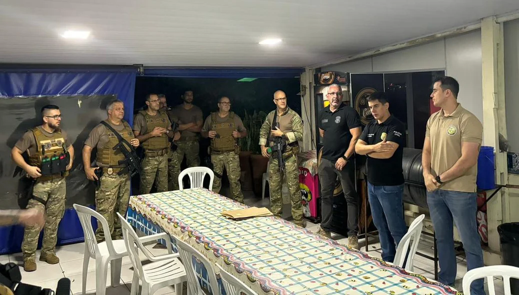 Briefing da Operação Rota Caipira deflagrada pelo DRACO