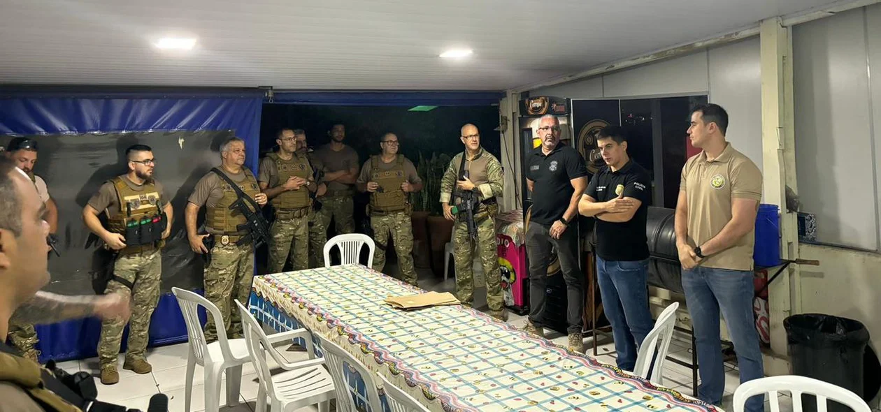 Briefing da Operação Rota Caipira deflagrada pelo DRACO