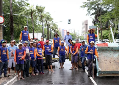 Carroceiros fazem manifestação em Teresina