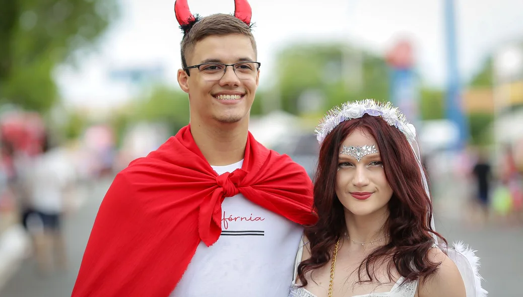 Casal presente no Corso de Teresina