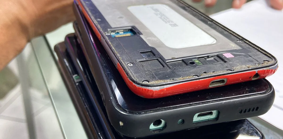 Celulares apreendidos com restrição de roubo ou furto