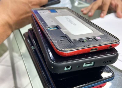 Celulares apreendidos com restrição de roubo ou furto